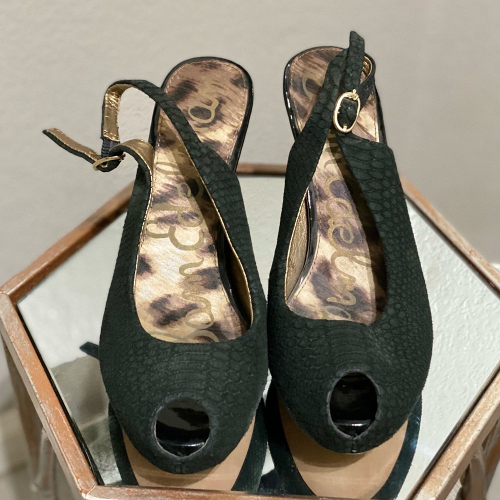 Sam Edelman Evelyn Slingback Peep Toe Pumps